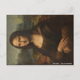 Postal Mona Lisa Leonardo Da Vinci