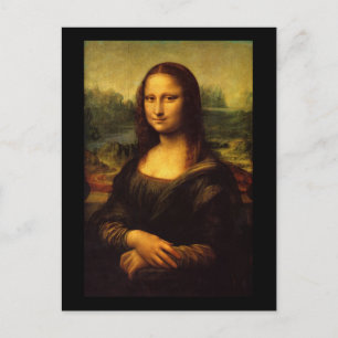 Postal Mona Lisa Leonardo da Vinci