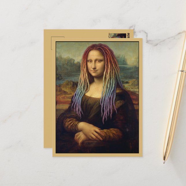 Postal Mona Lisa LGBT (Anverso/Reverso In Situ)