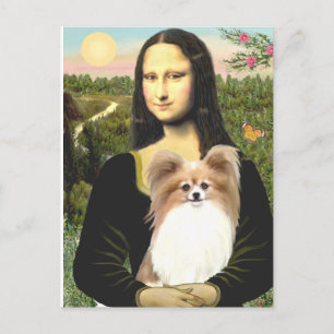 Postal Mona Lisa - Papillon 4