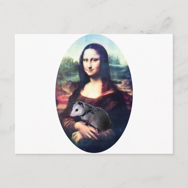 Postal Mona Lisa Possum (Anverso)