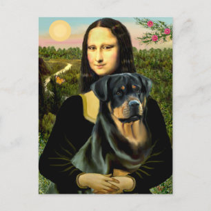 Postal Mona Lisa - Rottweiler (#3)