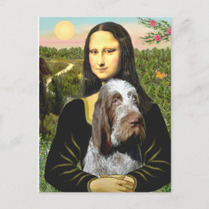 Postal Mona Lisa - Spinone Italiano (ruano 10)