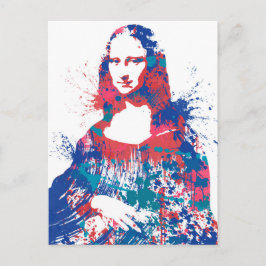 Postal Mona Lisa splach