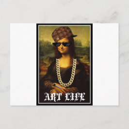 Postal Mona Lisa Thug Life Art Life