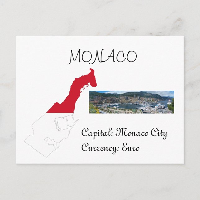 Postal Mónaco (Anverso)