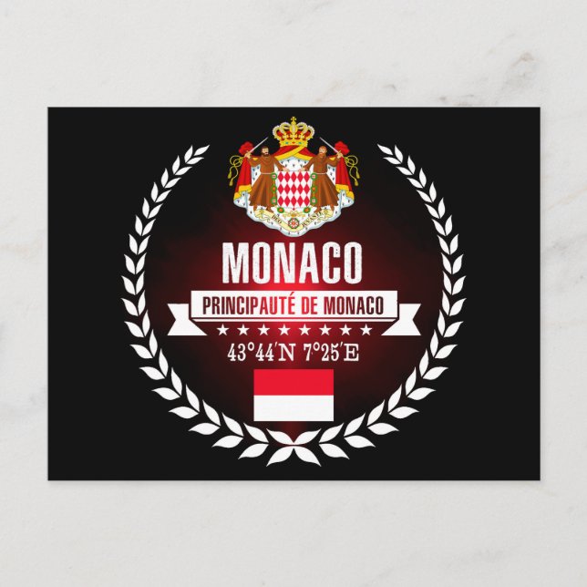 Postal Mónaco (Anverso)