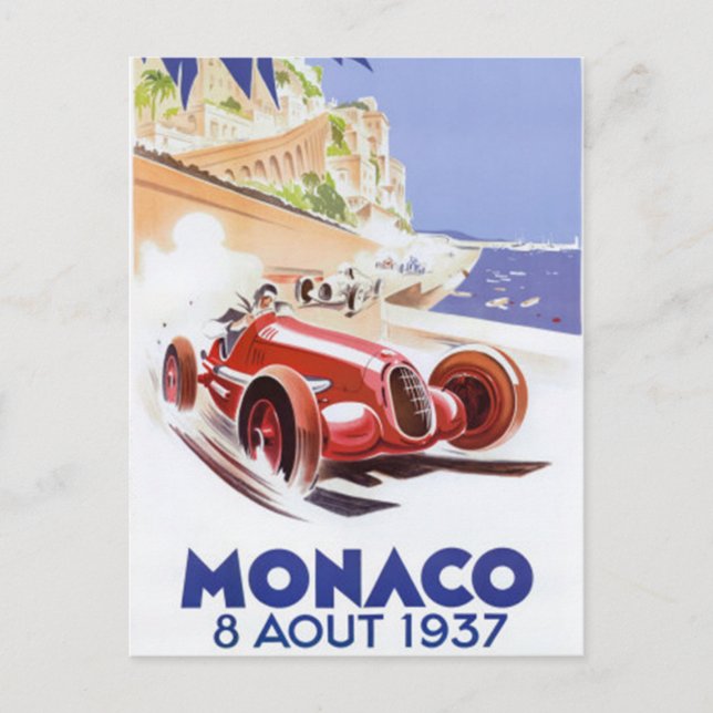 Postal Mónaco vintage - (Anverso)