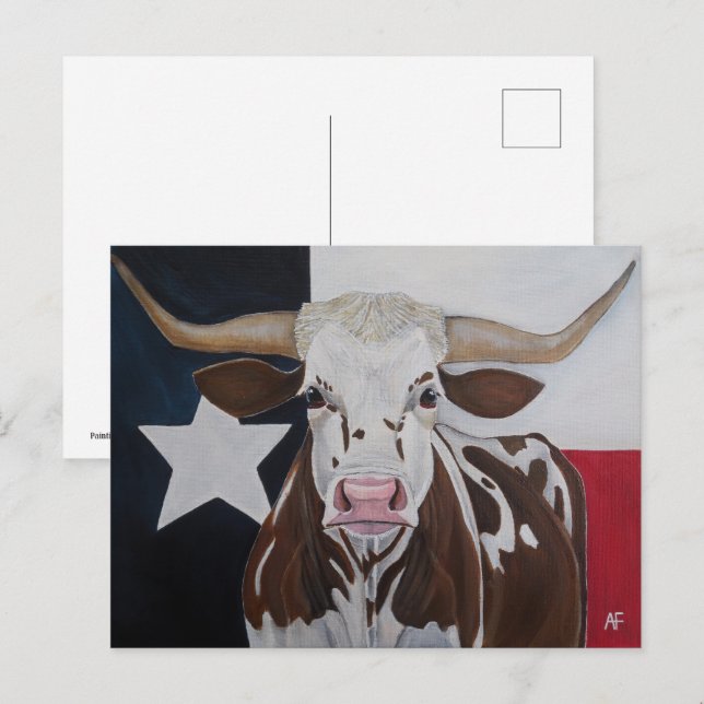 Postal Monarca de la pintura de pastizales de Alfred Fox (Anverso / Reverso)