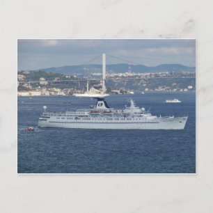 Postal Monarca oceánica de línea de crucero