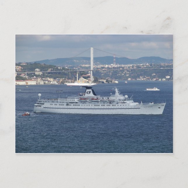 Postal Monarca oceánica de línea de crucero (Anverso)