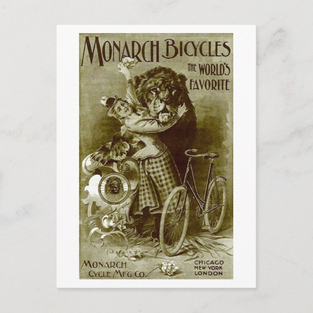 Postal Monarch Bicycles (Anverso)