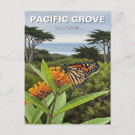 Postal Monarch Butterfly Pacific Grove California Travel