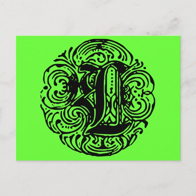 Postal Monarquia "L" (Anverso)