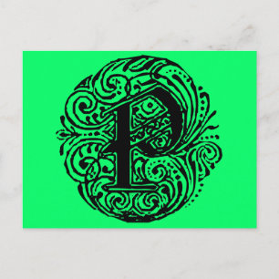 Postal Monarquia "P"