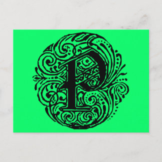 Postal Monarquia "P"