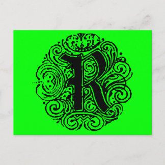 Postal Monarquia "R"