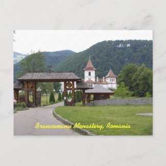 Postal Monasterio de Brancoveanu Rumanía 1