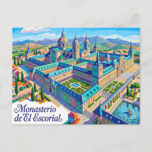 Postal Monasterio de El Escorial España