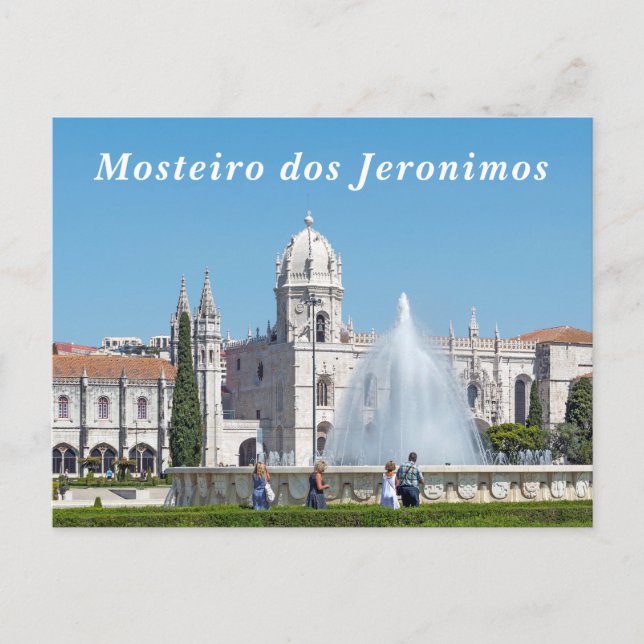 Postal Monasterio de los Jerónimos. (Anverso)