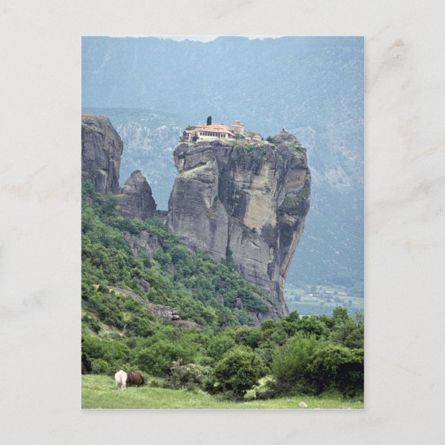 Postal Monasterio de Meteora, Grecia Europa (Anverso)