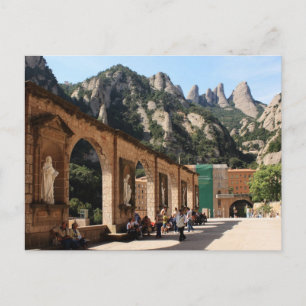 Postal Monasterio de Montserrat