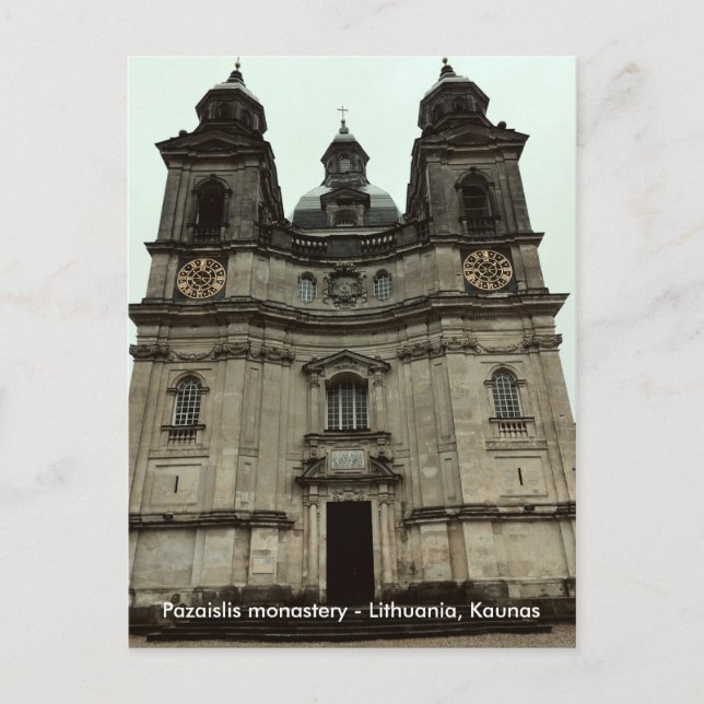 Postal Monasterio de Pazaislis | (Anverso)