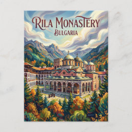Postal Monasterio de Rila Bulgaria