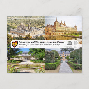 Postal Monasterio de San Lorenzo y edificios subsidiarios