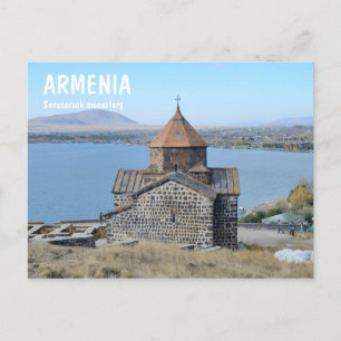 Postal Monasterio de Sevanavank en Armenia