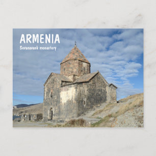 Postal Monasterio de Sevanavank en Armenia