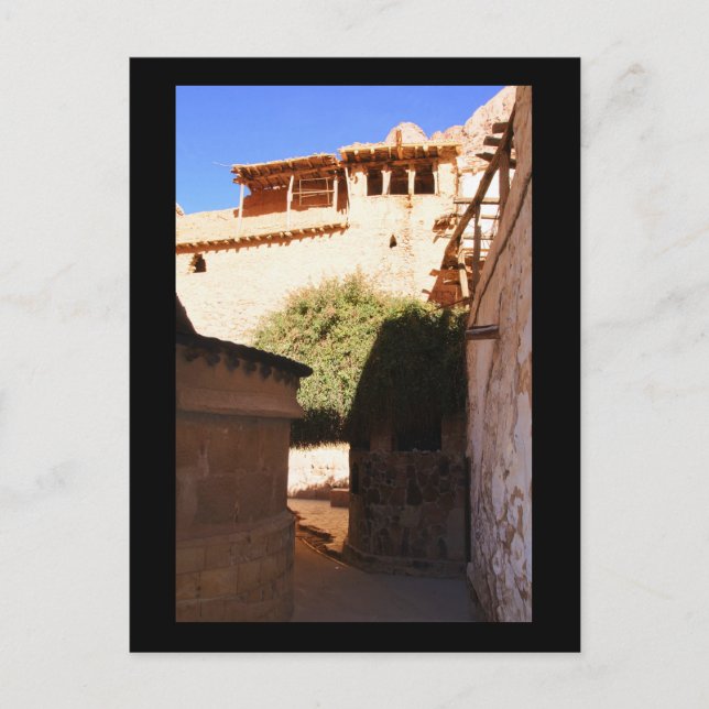 Postal Monasterio de St. Catherine, Sinaí del Sur, Egipto (Anverso)