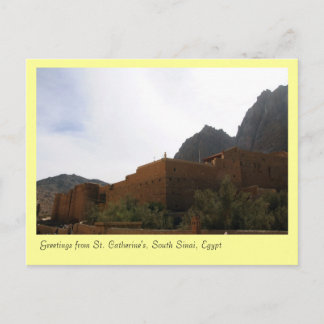 Postal Monasterio de St. Catherine, Sinaí del Sur, Egipto