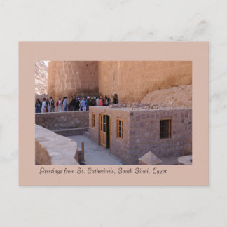 Postal Monasterio de St. Catherine, Sinaí del Sur, Egipto