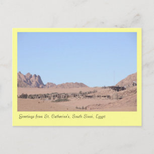 Postal Monasterio de St. Catherine, Sinaí del Sur, Egipto