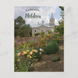 Postal Monasterio de St George en Suruceni Ialoveni Molda
