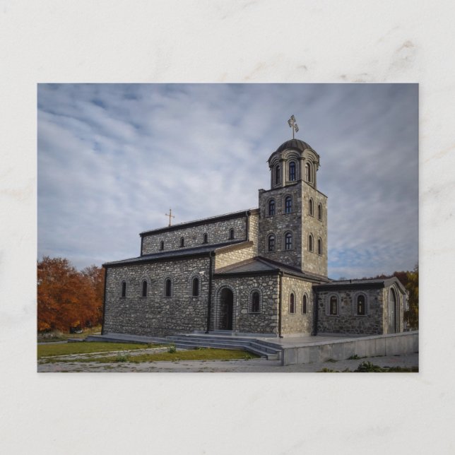 Postal Monasterio de St. Preobrazenie, Krushevo, Macedoni (Anverso)