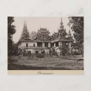 Postal Monasterio de Teik Kyaung, isla de Ka Toe