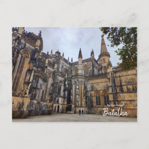 Postal Monasterio gótico de Batalha Portugal