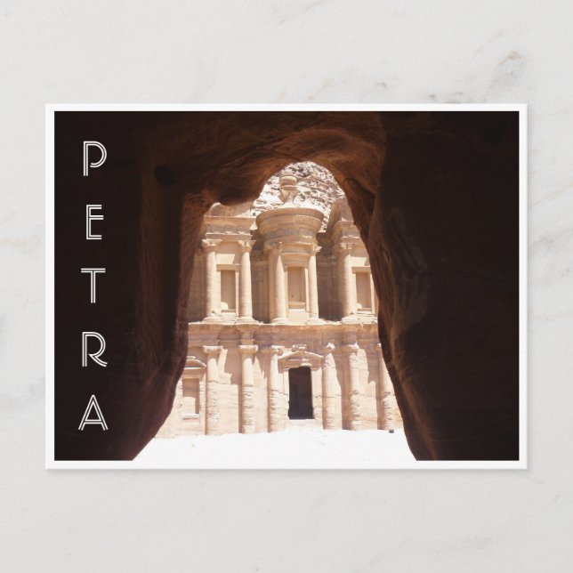 Postal monasterio petra (Anverso)