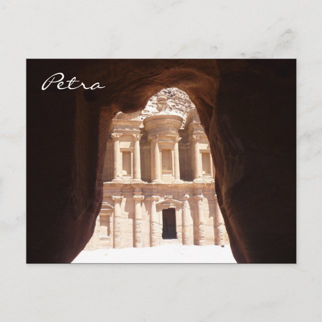 Postal monasterio petra (Anverso)