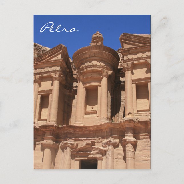 Postal monasterio petra (Anverso)