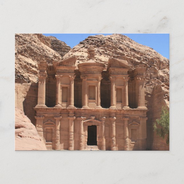 Postal monasterio petra frente (Anverso)