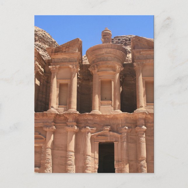 Postal monasterio puerta petra (Anverso)