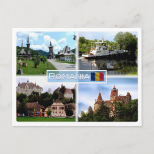 Postal Monasterio RO Barsana - Danubio Delta - Sighisoara