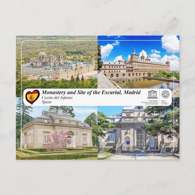 Postal Monasterio y Sitio de El Escorial (Anverso)