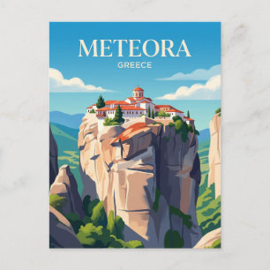 Postal Monasterios de Meteora Grecia