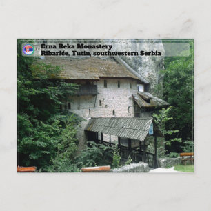 Postal MONASTERIOS SERBIOS - Monasterio de Crna Reka 2