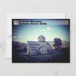 Postal MONASTERIOS SERBIOS - Monasterio de Gračanica