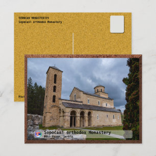 Postal MONASTERIOS SERBIOS - Monasterio de Sopoćani